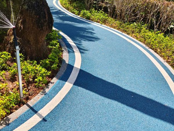 透水沥青道路施工